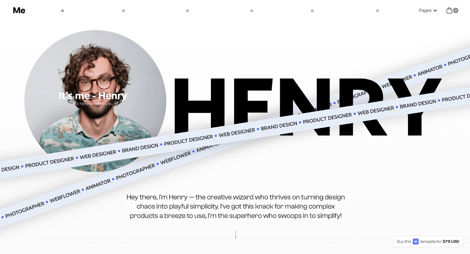 Responsive Webflow agency template – Nevada. Great Webflow animations and interactions. Wedoflow, Azwedo